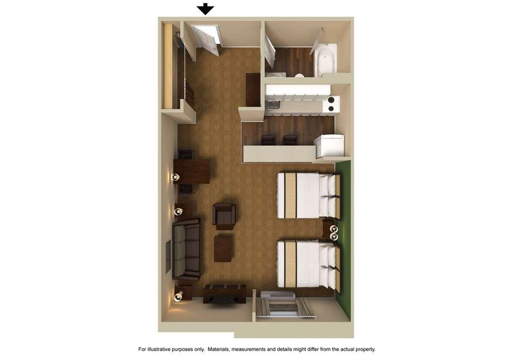 Extended Stay America Select Suites - Des Moines - West Des Moines Clive Kamer foto